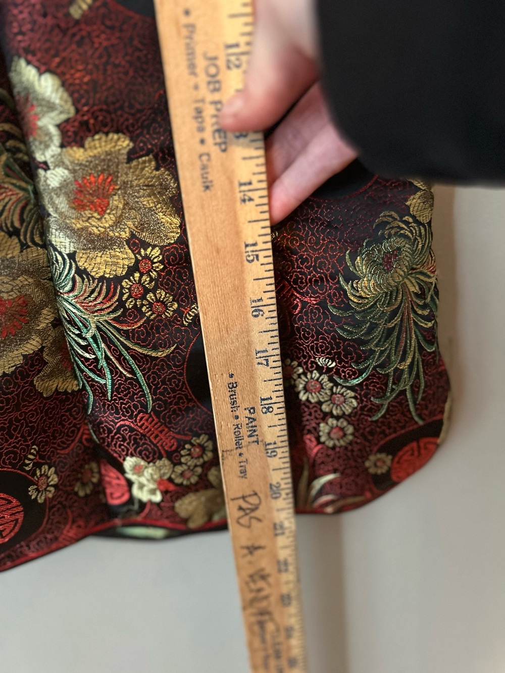 Silk blend Asian style top - Picture 10 of 13